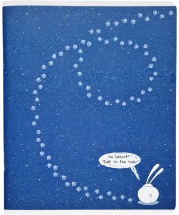 Тетрадь общая "Bunny. Следы", 48 листов, клетка (N2541) обложка книги