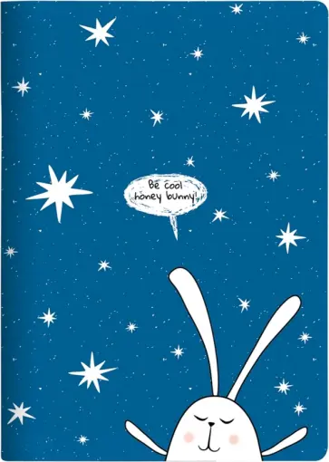 Тетрадь общая "Bunny. Синий", 48 листов, клетка (N2255) обложка книги