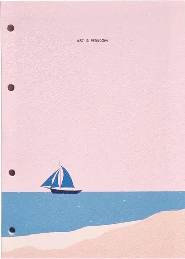 Блокнот для записи иностранных слов 80 листов, А5, склейка, Парусник (N2440) обложка книги