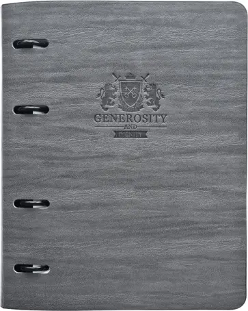 Тетрадь 120 листов, кольцевой механизм, Gentlemen (N2407) обложка книги