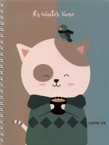 Тетрадь 96 листов, гребень, Котёнок (С0262-85) обложка книги