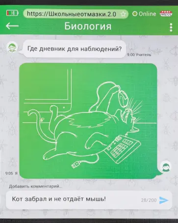 Тетрадь предметная ШКОЛЬНЫЕ ОТМАЗКИ. БИОЛОГИЯ (48-1072) обложка книги