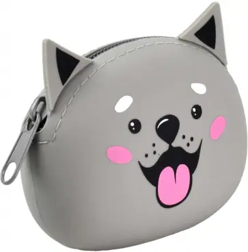 Кошелёк для банкнот и монет "Хаски", 9х7х3,5 см. (54263) обложка книги