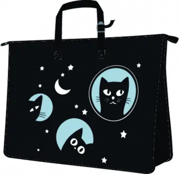 Папка для чертежей и рисунков формата А3 "Коты", пластиковая (56575) обложка книги