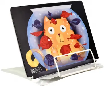 Подставка для книг и учебников "Кот", 27,5х20х19 см. (54104) обложка книги