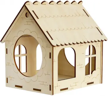 Кормушка №4 (с окнами). Набор для самостоятельной сборки (009004консс003) обложка книги