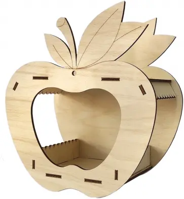 Кормушка №6 (яблоко). Набор для самостоятельной сборки (009004консс005) обложка книги