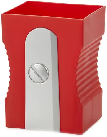 Подставка для канцелярских принадлежностей красная (27414) обложка книги