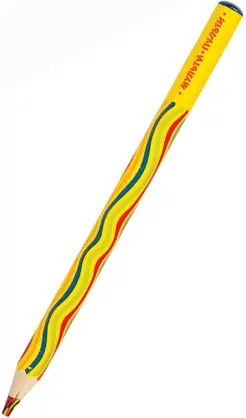 Карандаш с многоцветным грифелем "Енот и радуга", утолщенный,  ассортимент (CP_11659)