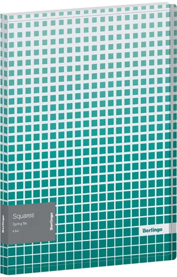 Папка с металлическим скоросшивателем "Squares", А4 (FS4_17053) Папка с металлическим скоросшивателем "Squares", А4 (FS4_17053) обложка книги