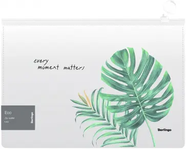 Папка-конверт на молнии "Eco", А4 (ZBn_A4801) обложка книги