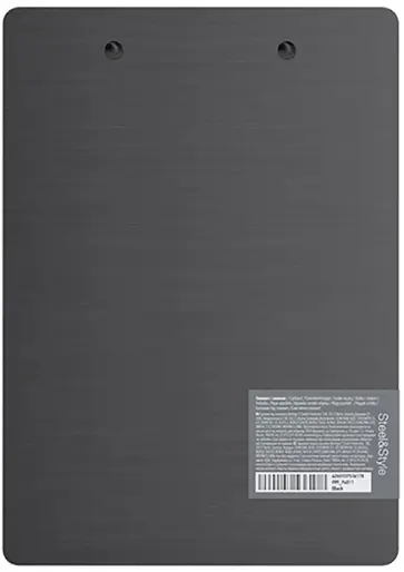 Планшет с зажимом "Steel&Style", А5+, черный (PPf_94011) обложка книги