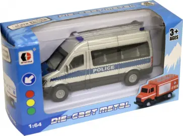 Микроавтобус "Полиция", 1:64 (WE-B2169) обложка книги