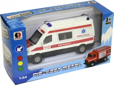 Микроавтобус "Скорая помощь", 1:64 (WE-B2170) обложка книги