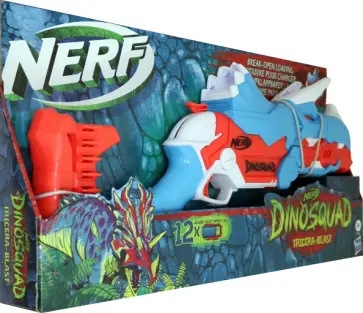 NERF. Бластер ДИНО ТРИЦЕРАБЛАСТ (F0803EU4) обложка книги