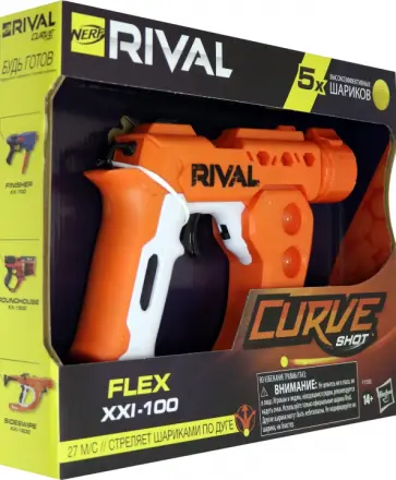 NERF. Бластер НЕРФ РАЙВЛ КЁРВ ПИСТОЛЕТ (F1590121) обложка книги