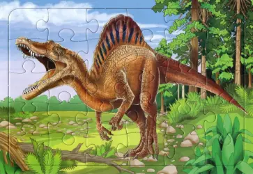 Пазл Динозавр Спинозавр, 30 деталей обложка книги