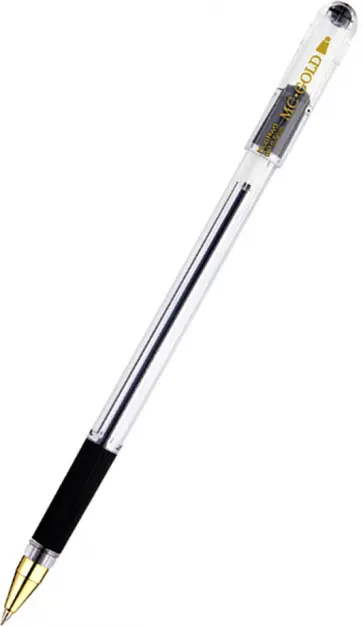 Ручка шариковая 0,5 "MC Gold" черная (BMC-01) обложка книги