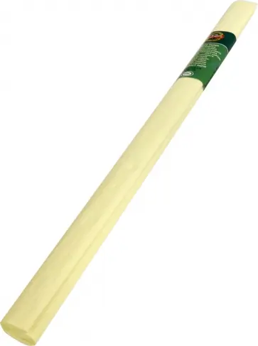 Бумага гофрированная, в рулоне, светло-желтая обложка книги