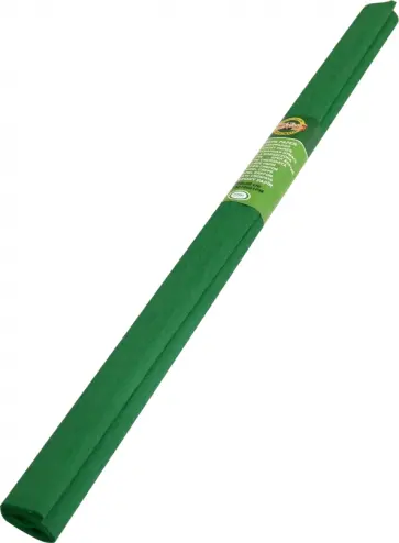 Бумага гофрированная в рулоне, темно-зеленая обложка книги