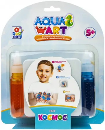 Набор "Космос", 1 формочка, 2 краски по 50 мл., в ассортименте (Т20073) обложка книги