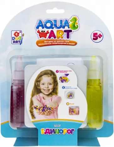 Набор "Единорог", 1 формочка, 2 краски по 50 мл., в ассортименте (Т20076) обложка книги