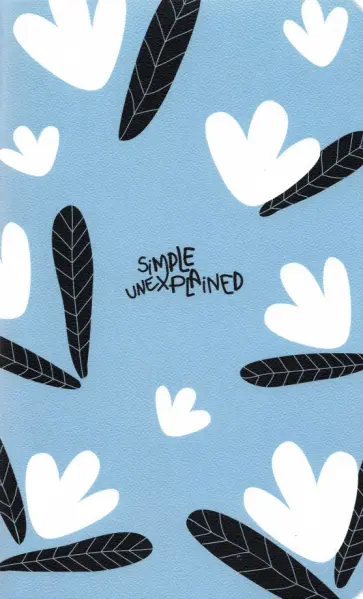 Блокнот "Simple. Белые цветы", 130х210 мм., 48 листов, линия (N2470) обложка книги