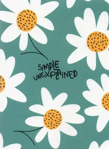 Блокнот "Simple. Ромашки", 105х140 мм., 32 листа, клетка (N2449) обложка книги