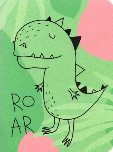 Блокнот "Fyr-Fyr. Динозавр", 105х140 мм., 32 листа, клетка (N2456) обложка книги