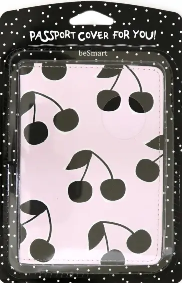 Обложка для паспорта Сherry (IPC046) обложка книги