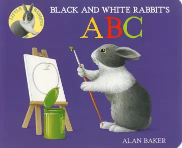Alan Baker - Black and White Rabbit's ABC обложка книги