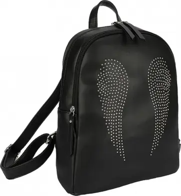 Рюкзак женский, черный, из экокожи (ORS-0105) обложка книги