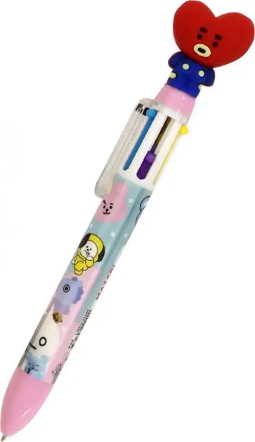 Ручка шариковая автоматическая Character, шестицветная, в ассортименте обложка книги