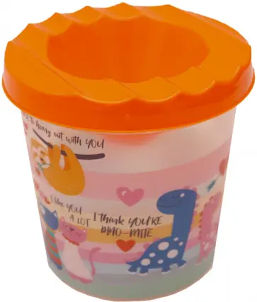 Стакан-непроливайка "Милые зверушки", одинарные (С-5281) обложка книги