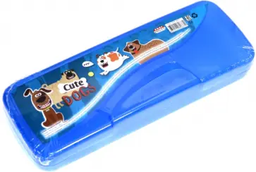 Пенал "ЗАБАВНЫЕ ПЕСИКИ"  пластик (ПН-1677) обложка книги