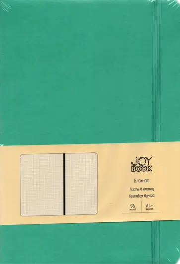 Блокнот "Joy Book. Мятный сорбет" (96 листов, А4-, клетка) (БДБК4963435) обложка книги