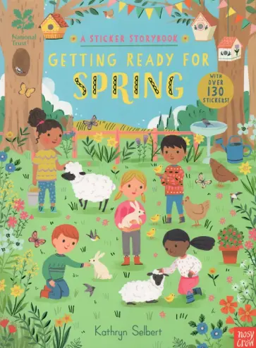Kathryn Selbert - Getting Ready for Spring. A Sticker Storybook обложка книги