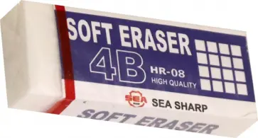 Ластик прямоугольный (HR-08) обложка книги