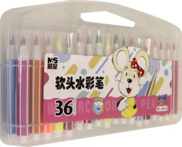 Набор фломастеров, 36 цветов (681-36) обложка книги