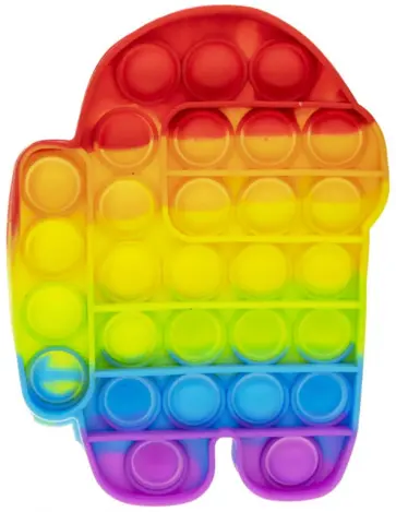 Игрушка-антистресс "Человечек радужный" (Т21705) обложка книги