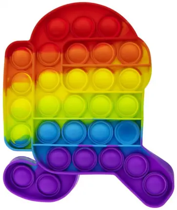 Игрушка-антистресс "Человечек радужный" (Т21707) обложка книги