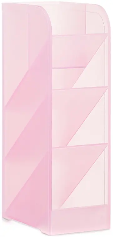 Подставка для пишущих принадлежностей, 5 отделений, розовая (8932Pink) Подставка для пишущих принадлежностей, 5 отделений, розовая (8932Pink) обложка книги