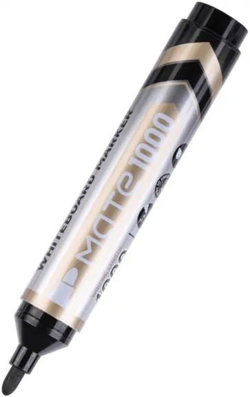 Маркер для досок "Mate", черный, круглый пишущий наконечник (EU008-BK) обложка книги