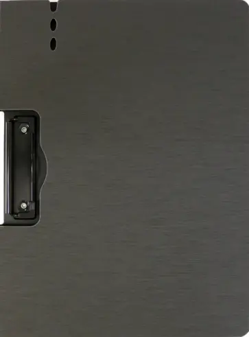 Папка планшет A4 с крышкой (64512Dk-grey) обложка книги