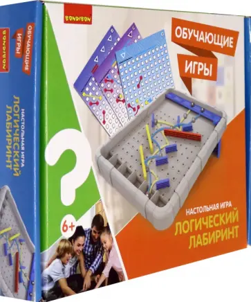 Игра настольная "Логический лабиринт" (ВВ5056) обложка книги