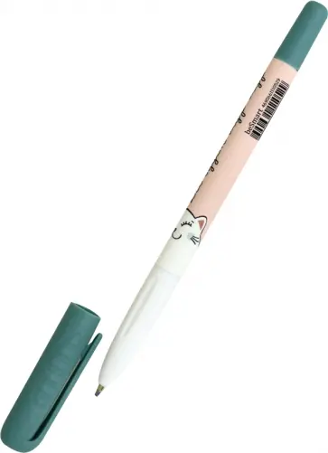 Ручка шариковая "Mur. Зелёный", 0,7 мм., синяя (BSBP004-05-case) обложка книги