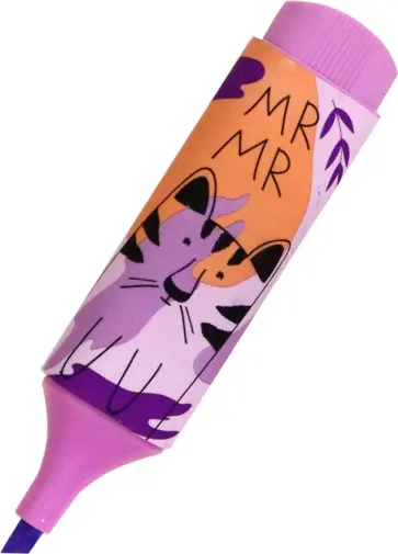 Текстовыделитель "Fyr-Fyr. Фиолетовый" (BSHL002-04) обложка книги