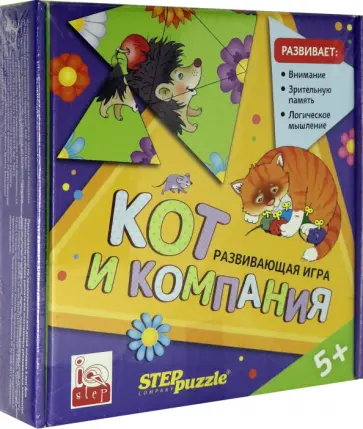 Развивающая игра "Кот и компания. Тримино" (76013) Развивающая игра "Кот и компания. Тримино" (76013) обложка книги