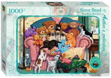 Puzzle-1000 "Бабушкино кресло" (79544) обложка книги