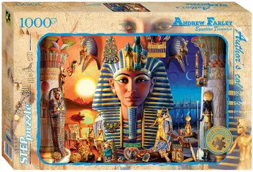 Puzzle-1000 "Египетские сокровища" (79545) обложка книги